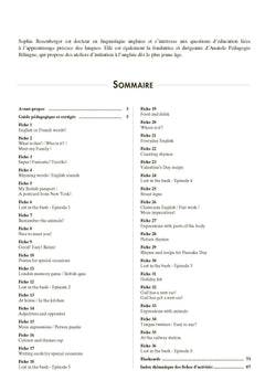 Anglais cycle 3 niveau 2