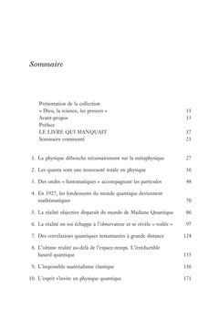 L'empreinte de Dieu dans le monde quantique