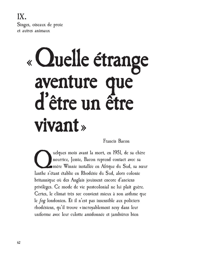 Bacon, éclats d'une vie