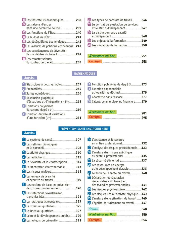 Toutes les matières Bac Pro AGOrA - Réflexe N° 89
