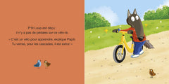 P'tit loup fait du vélo