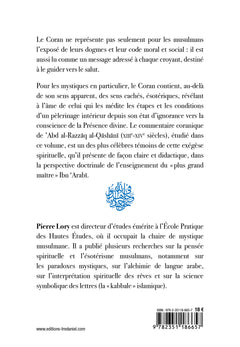 Les commentaires ésotériques du Coran d'après 'Abd al-Razzâq al-Qâshânî