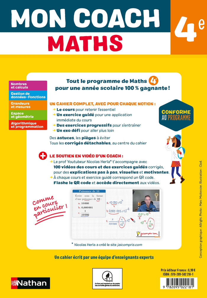 Mon coach maths 4e