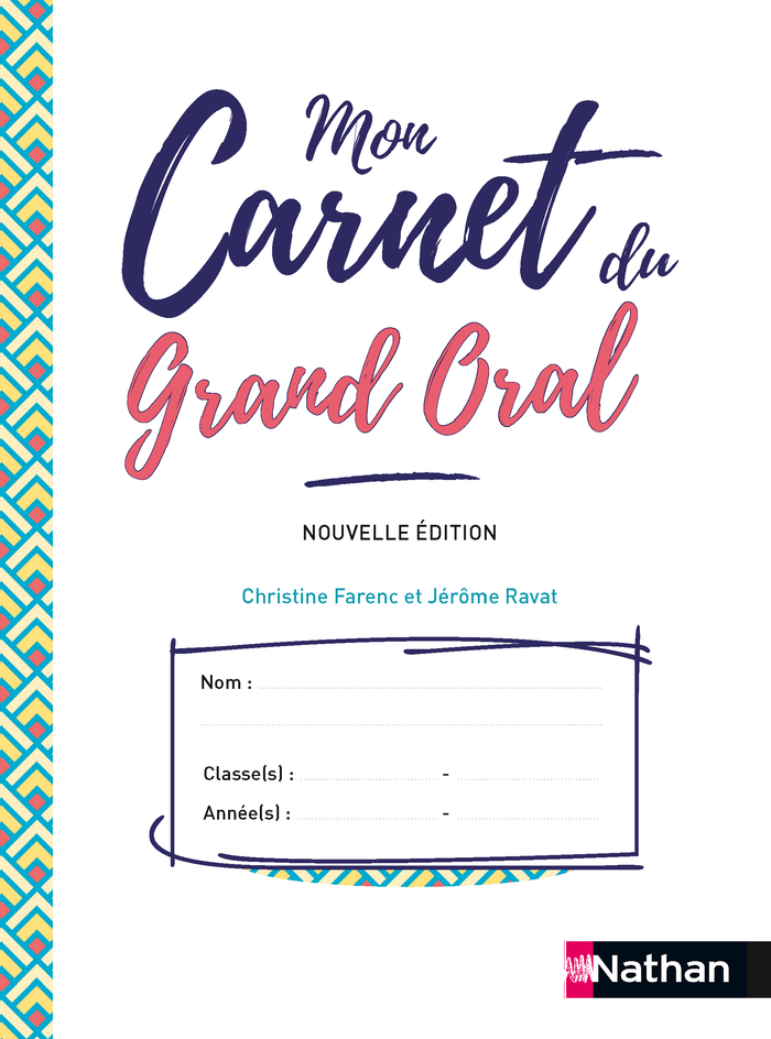 Mon carnet du grand oral