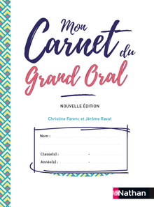 Mon carnet du grand oral