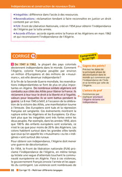 Annales Brevet Histoire Géographie Enseignement Moral et Civique 2027- Corrigé
