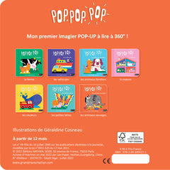 Pop Pop Pop : Mon imagier Pop-up des animaux sauvages