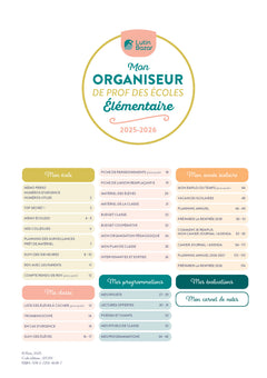 Mon organiseur de prof des écoles élémentaire 2025-2026