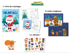 Mon p'tit Hemma - Coffret - Mon premier pinceau magique - Noël - Dès 3 ans