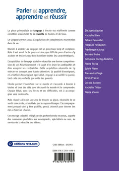 Parler et apprendre, apprendre et réussir