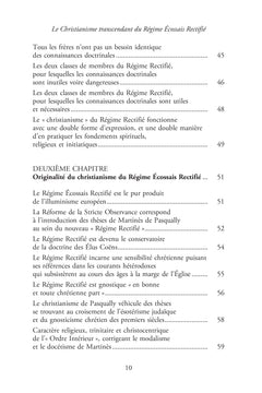 Le christianisme transcendant du Rite Écossais Rectifié - Son origine et ses mystères révélés