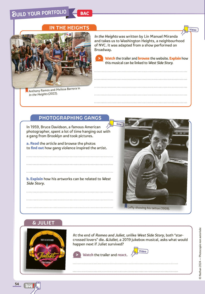 Reading guide -West side story