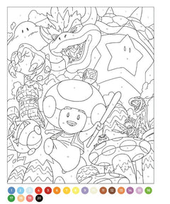 Coloriages par numéro - Jeux vidéo