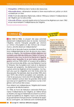 Annales Brevet Histoire Géographie Enseignement Moral et Civique 2025 - Corrigé