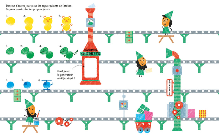 L'atelier du Père Noël - Dessine avec les doigts