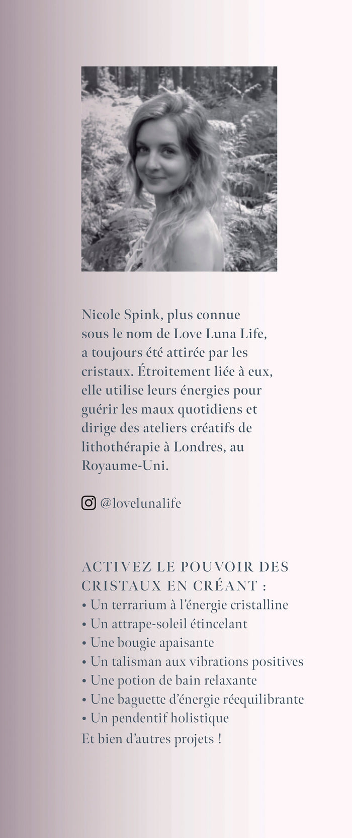 Mon atelier créatif de lithothérapie