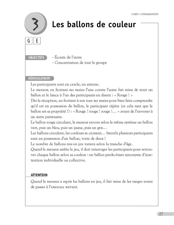 60 exercices d'entrainement au théâtre - Tome 1