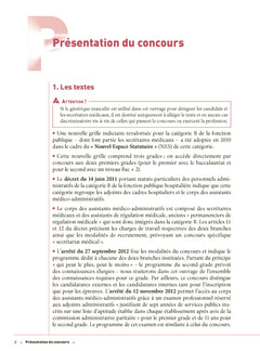 Concours Assistant médico-administratif - Catégorie B - 2024-2025