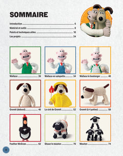 Wallace & Gromit - Amigurumis au crochet