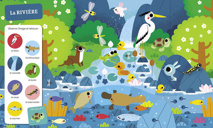 CHERCHE ET TROUVE DES TOUT PETITS - TOUS A L'EAU !