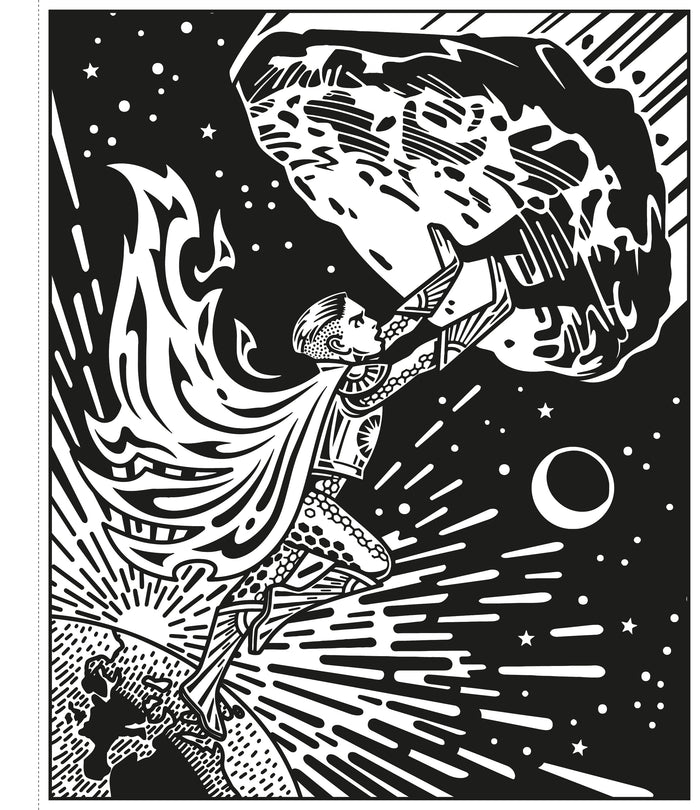 Les super-héros - La peinture magique