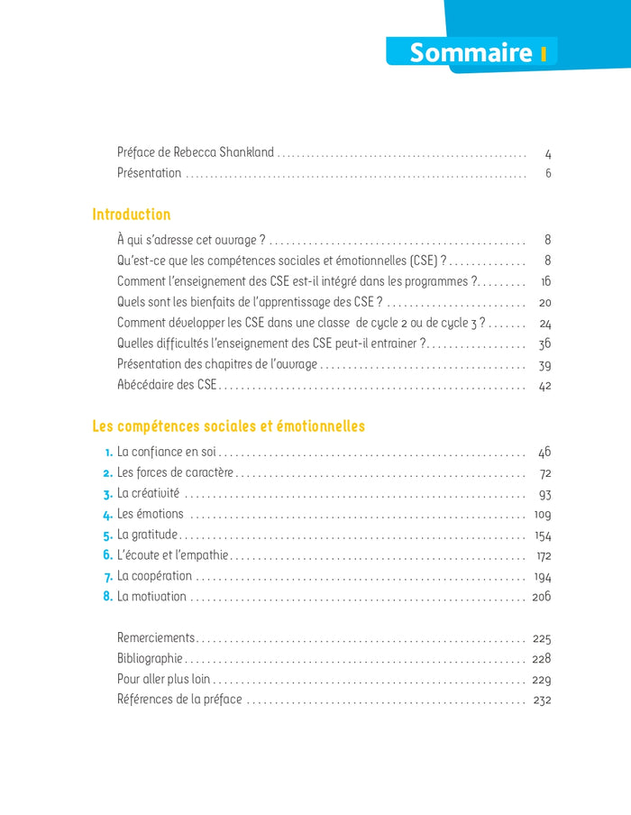 Développer les compétences sociales et émotionnelles Cycles 2 et 3