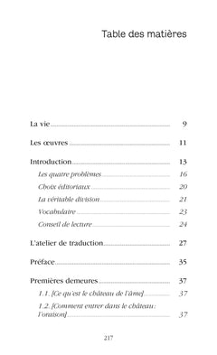 L'essentiel de Thérèse d'Avila - Le château intérieur (1577)