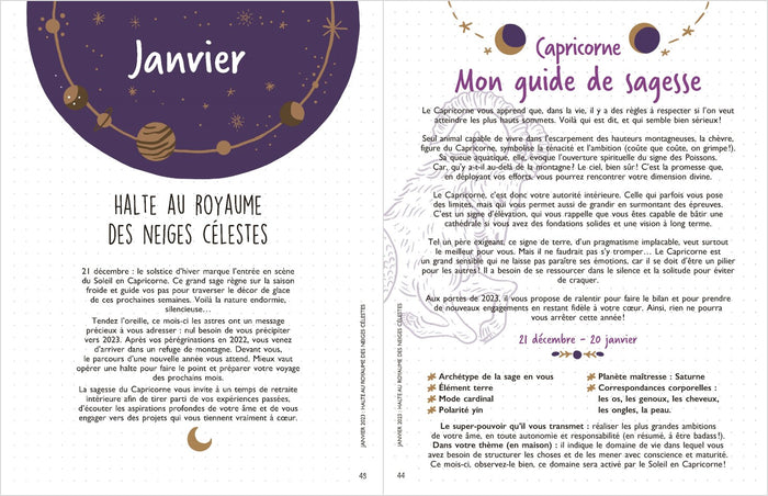 Mon cahier 2023 Vibrez avec l'astro !