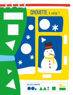 Mon cahier de gommettes - L'hiver