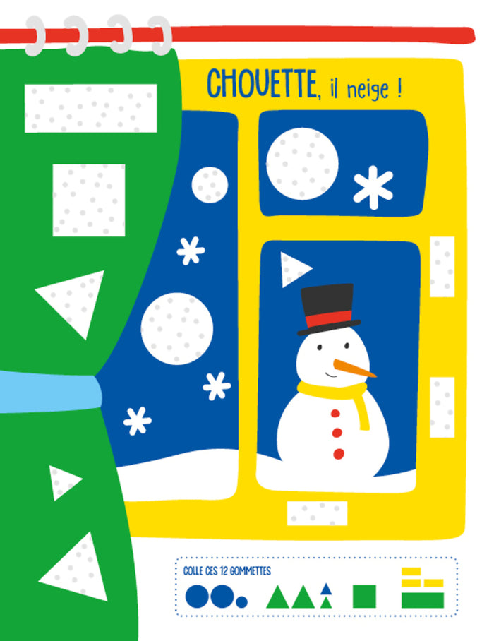 Mon cahier de gommettes - L'hiver