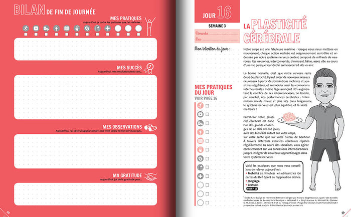 Cahier d'exercices pour muscler son corps et son cerveau