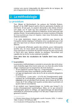 Echelle d'acquisition en orthograghe lexicale EOLE