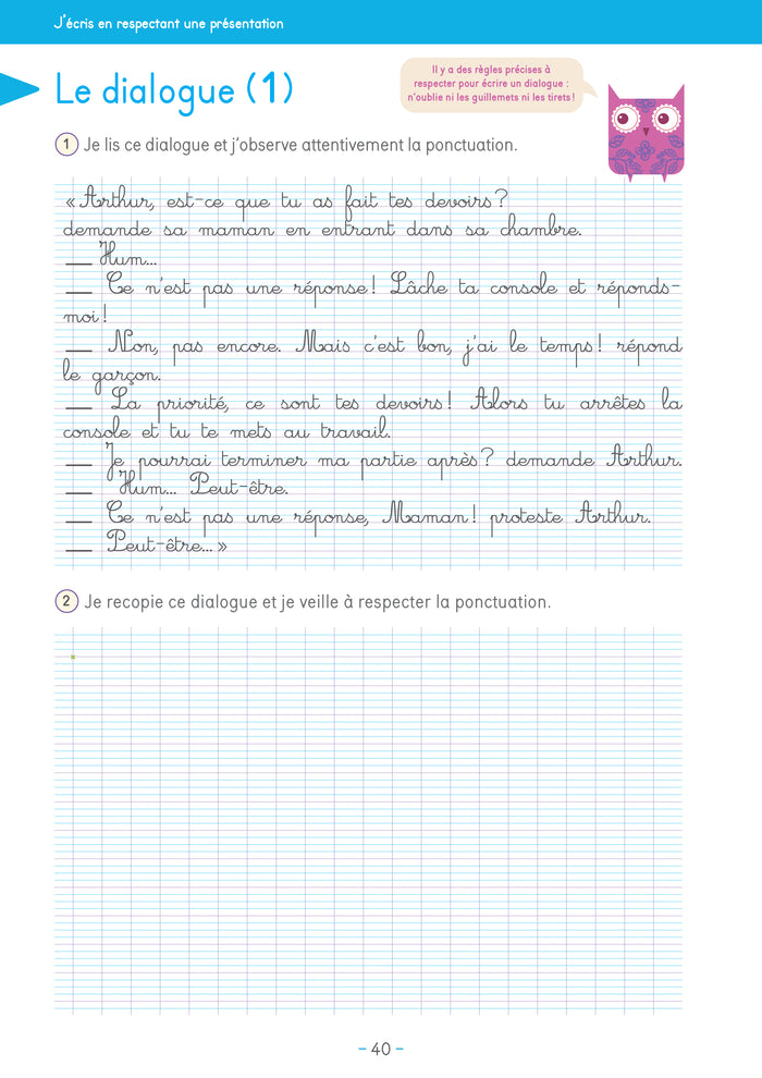 Mon cahier d'écriture CE1 - Perfectionnement