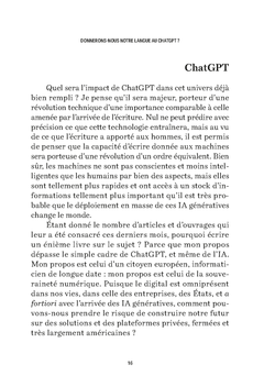 donnerons-nous notre langue au ChatGPT ?
