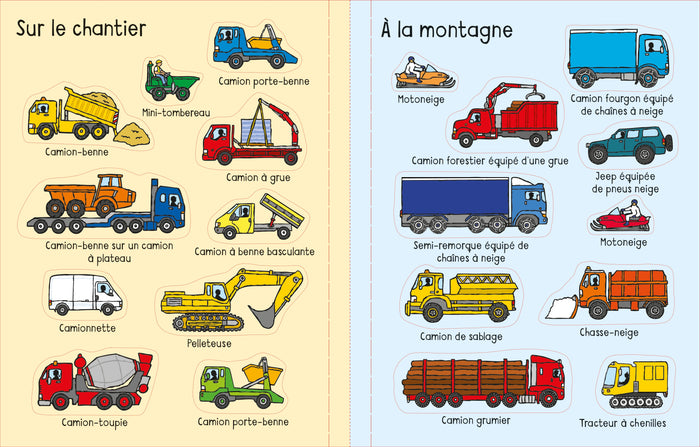Camions, engins et chantiers
