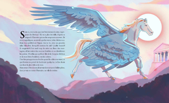 Zeus raconte : Pégase et Bellérophon terrassent la Chimère