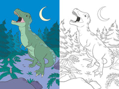 Les dinosaures - Coloriage