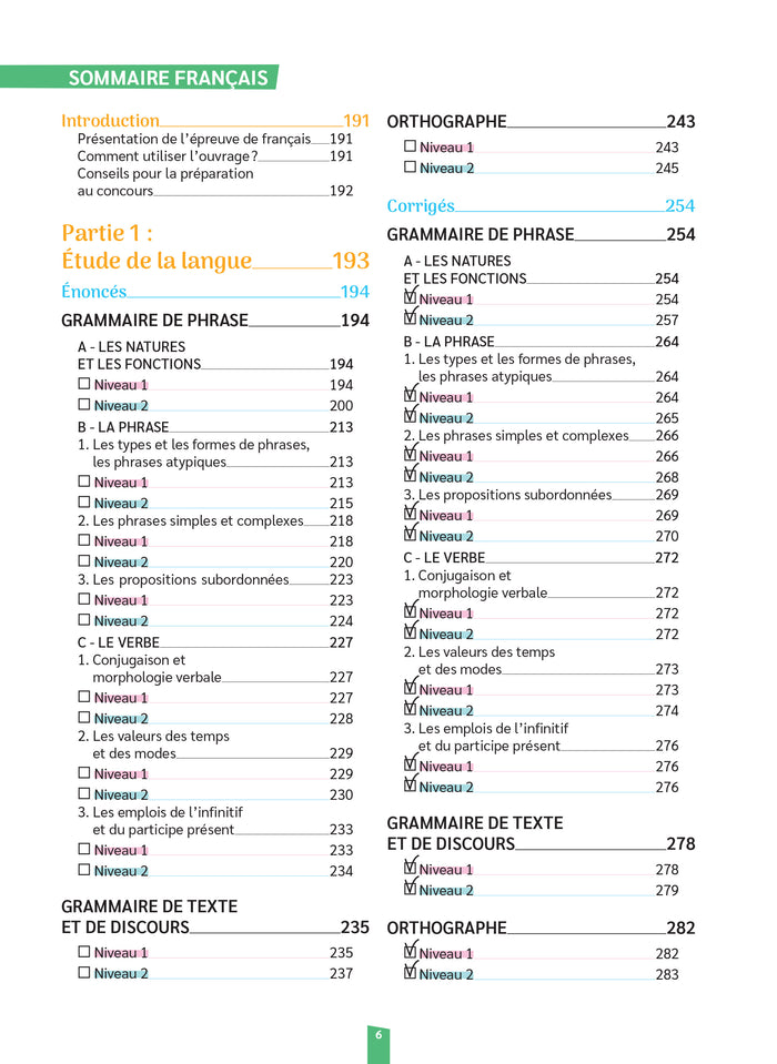 Réussir mon CRPE - Mon cahier d'entrainement Mathématiques Français - M1 M2
