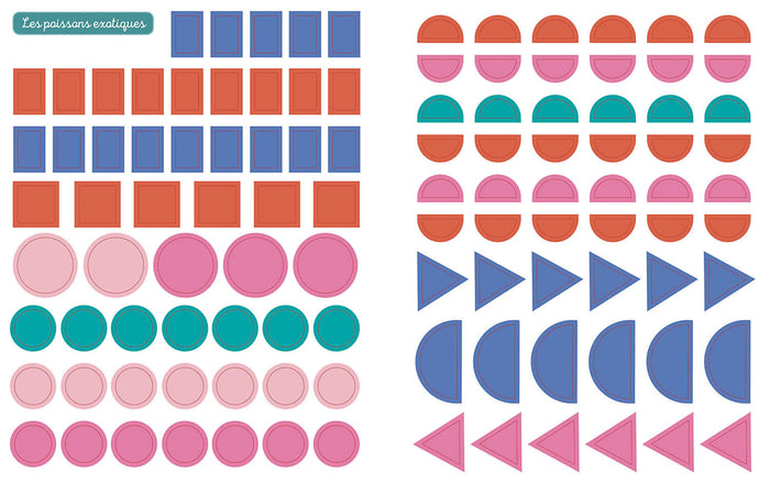 Mes tout premiers autocollants - 1000 gommettes océan