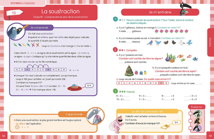 Mon année de CP avec Loup - Cahier de soutien tout le programme