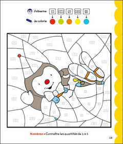T'choupi lettres et nombres MS - Coloriages malins