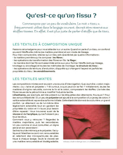 Le guide des tissus - 65 fiches pour choisir et coudre ses tissus