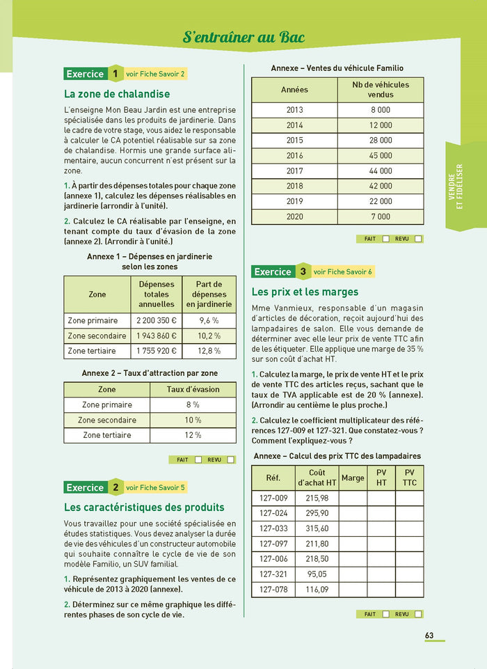 Toutes les matières - Bac Pro Métiers du Commerce et de la Vente