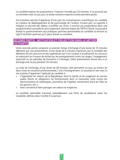 Réussir mon CRPE EPS et Projection dans le métier Admission Concours M2 Oral 2026-2027