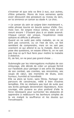 journal d'une cancéreuse: voyage dans ma coquille de noix