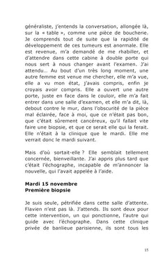 journal d'une cancéreuse: voyage dans ma coquille de noix