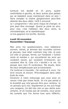 journal d'une cancéreuse: voyage dans ma coquille de noix