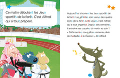 Mes lectures du CP avec Loup - Les jeux sportifs de la forêt