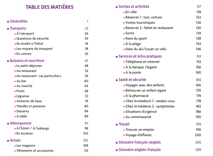 Guide de conversation anglais