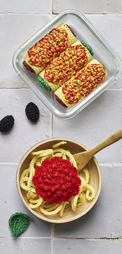 Délices d'Italie au crochet - 40 pièces pour créer une dinette digne d'une vraie Mamma